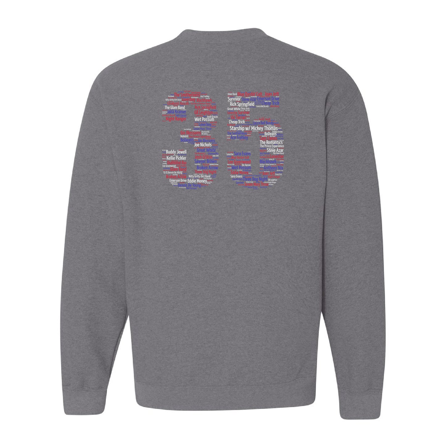 Celebrate De Pere 35th Anniversary Crewneck Sweatshirt - Light Blue or Gray