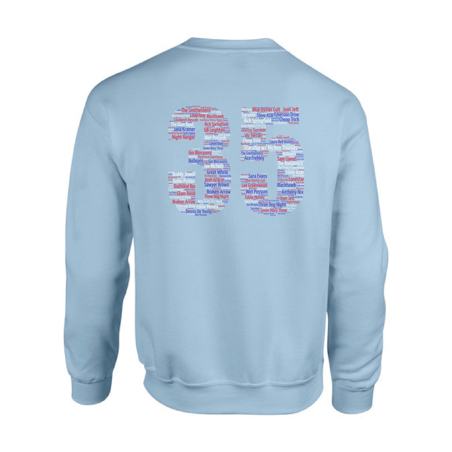 Celebrate De Pere 35th Anniversary Crewneck Sweatshirt - Light Blue or Gray