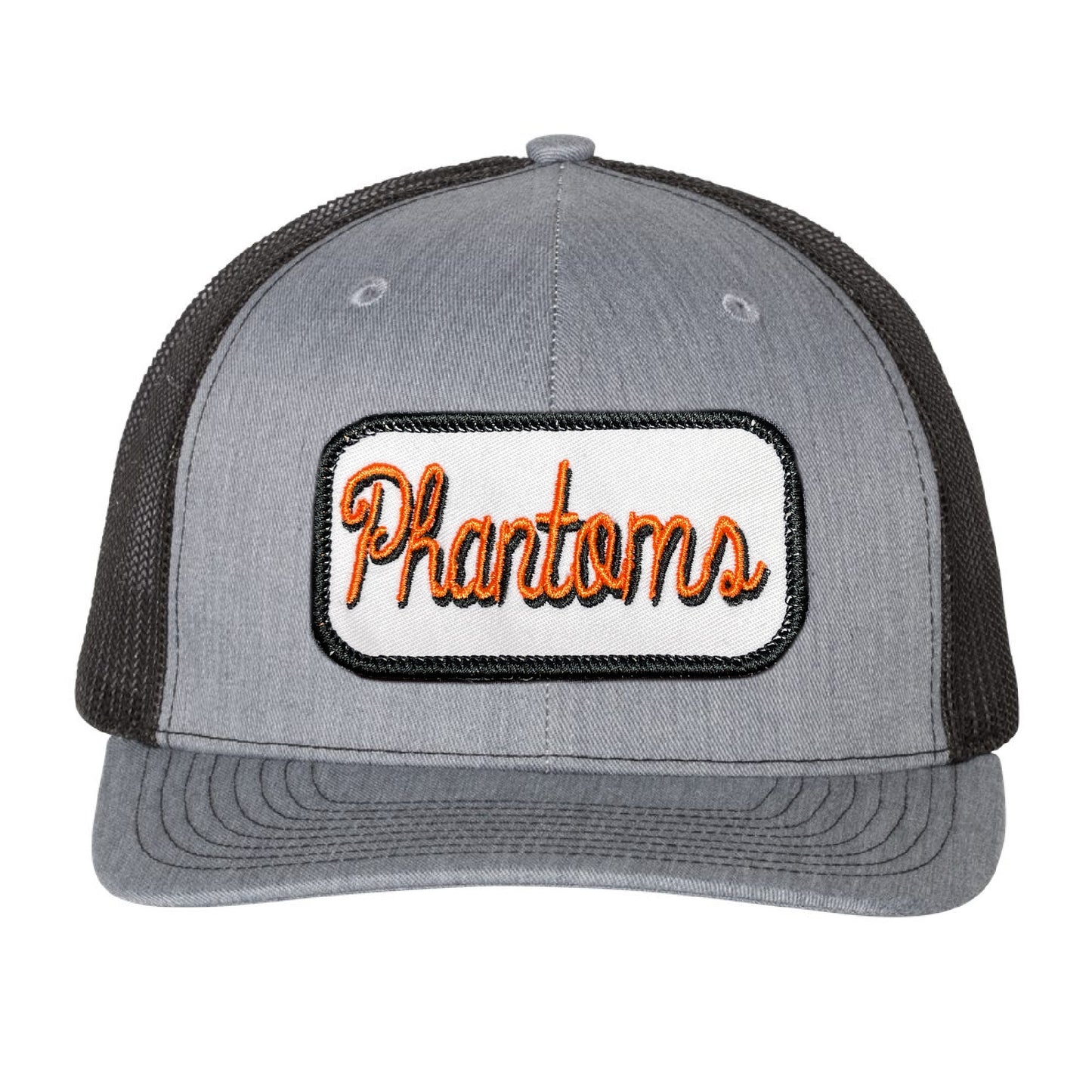 West De Pere Patched Snapback Low-Profile Gray & Black Trucker Hat