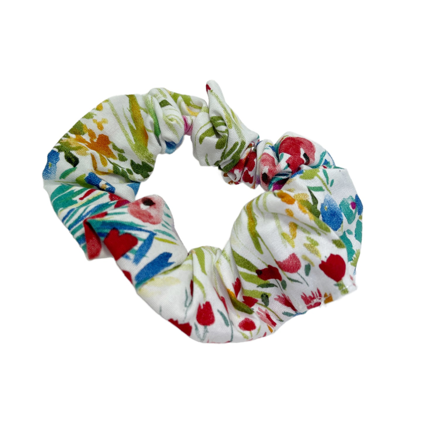 Hair Scrunchie | Watercolor Vintage Floral