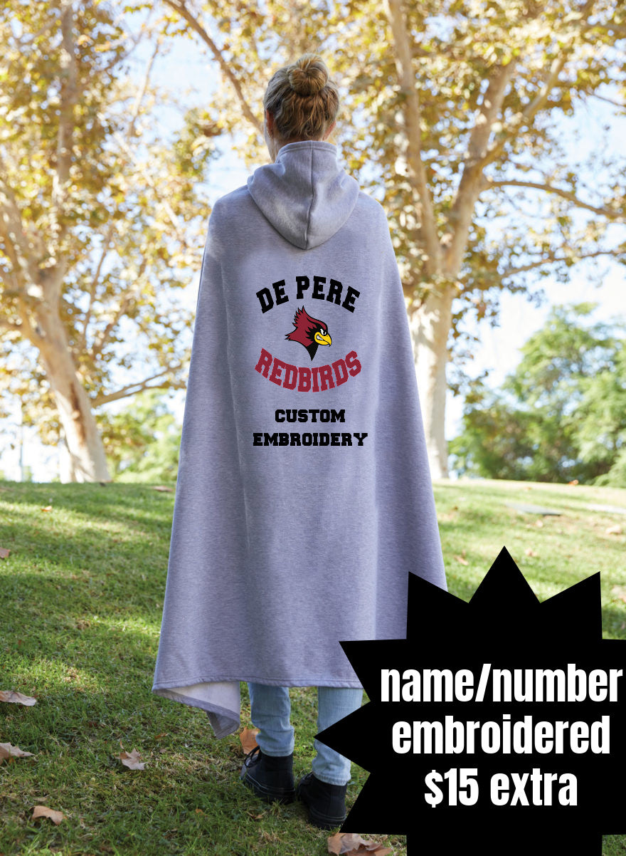 Sideline Blanket Hoodie - De Pere Redbirds