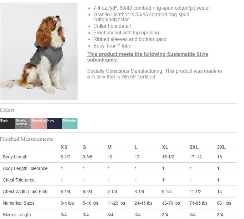 Gray Custom Dog Hoodie – Personalized Pet Sweatshirt with Name