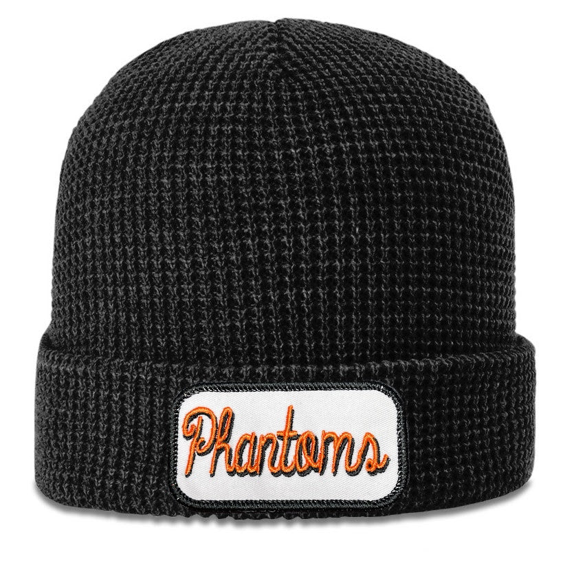 Script Phantoms Patched West De Pere Logo Beanies - 6 options