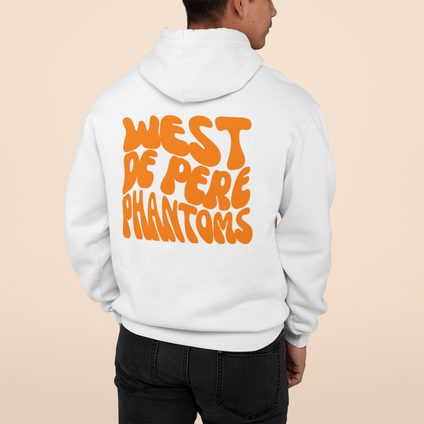 West De Pere Phantoms Merch - Tees, Long Sleeve Tee, Crewneck or Hoodie - Retro Bubble Print