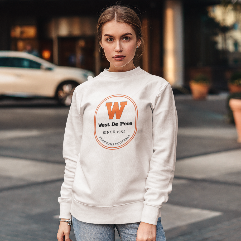 West De Pere Phantoms Football Merch - Tees, Long Sleeve Tee, Crewneck or Hoodie - Since 1954