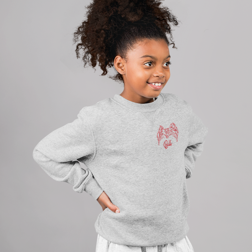 Kids top grey sweatshirt