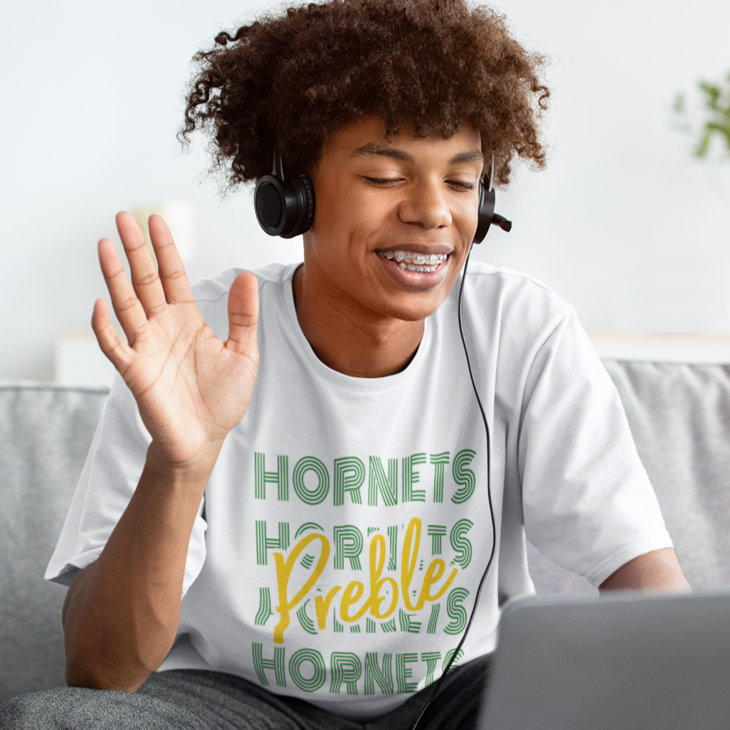 Preble Hornets Retro Tee - Unisex Sizing