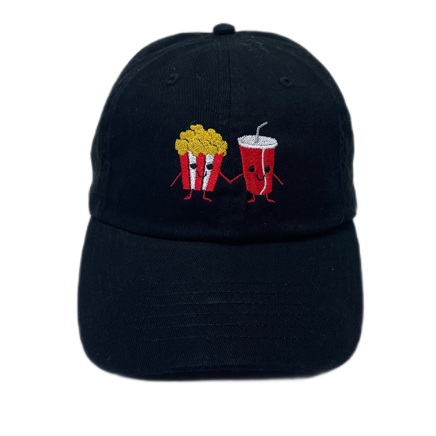 Popcorn and Soft Drink/Soda/Pop Couple - Classic Dad Hat - Several Colors