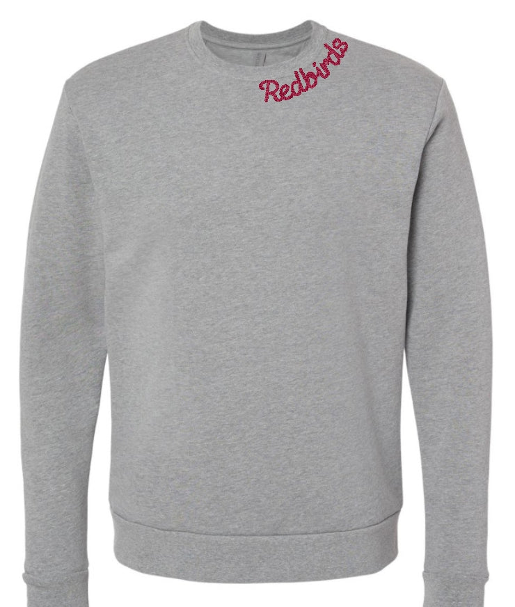 Redbird Crewneck Sweatshirt - Chain Stitch