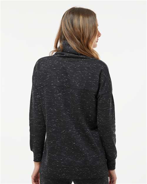 Scuba Cowl Neck De Pere Voyageurs Black Cowl Sweatshirt | Women's fit