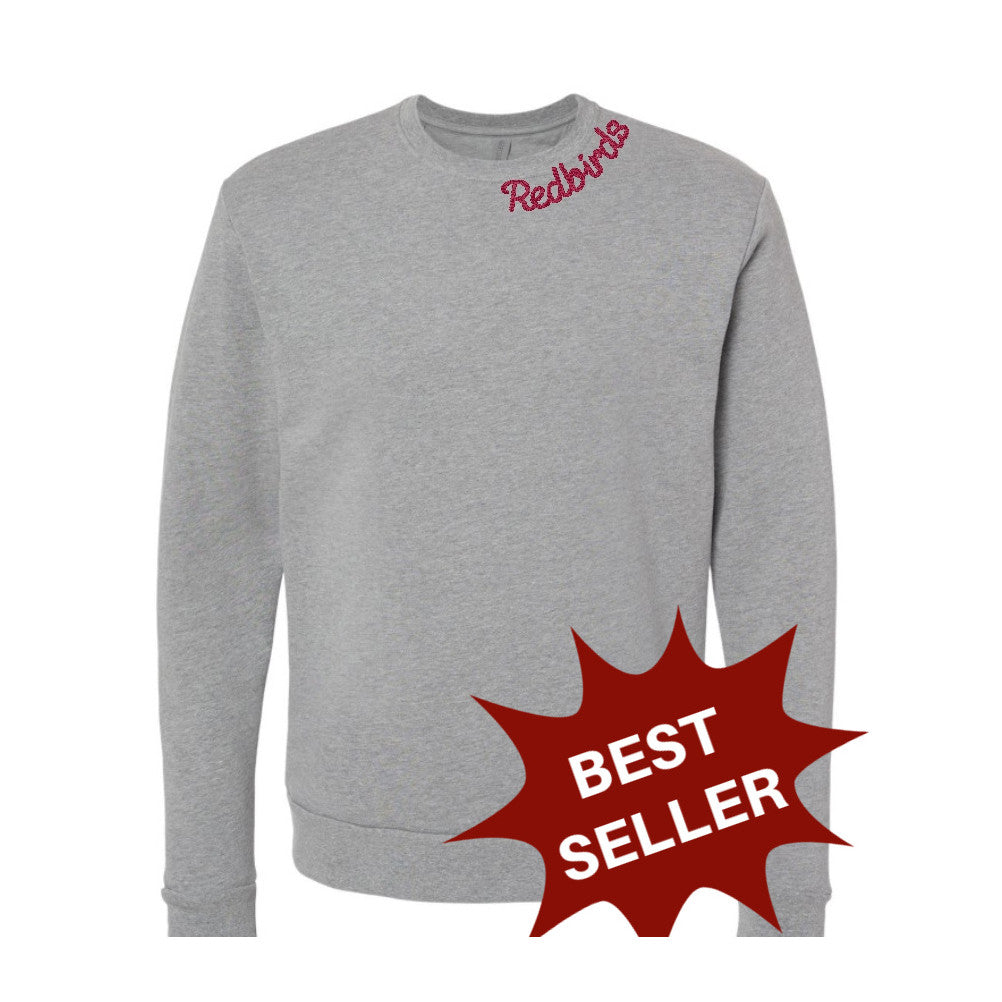 Redbird Crewneck Sweatshirt - Chain Stitch