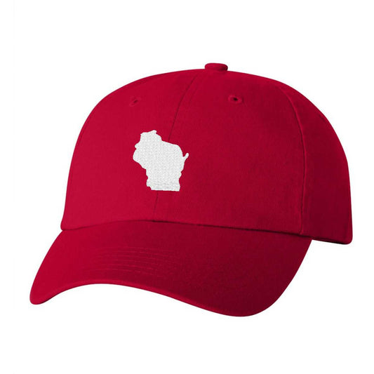 Wisconsin Hat - Classic Dad Hat - Many Color Combinations