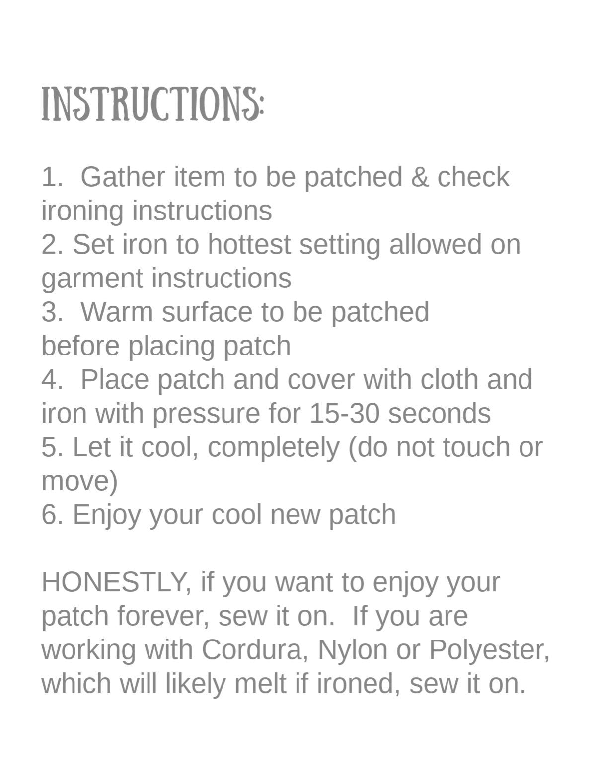 Bicycle Iron-on Patch