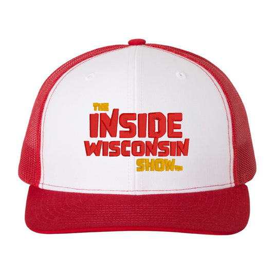 The Inside Wisconsin Show Mid-Pro Trucker Hat - Red & White