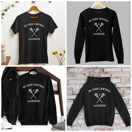 De Pere Ghostbirds Collegiate Graphic - Black Tee, Long Sleeve Tee, Crewneck, or Hoodie