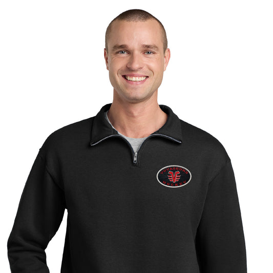 De Pere Voyageurs Hockey - Black Quarter zip - Embroidered Logo Patch