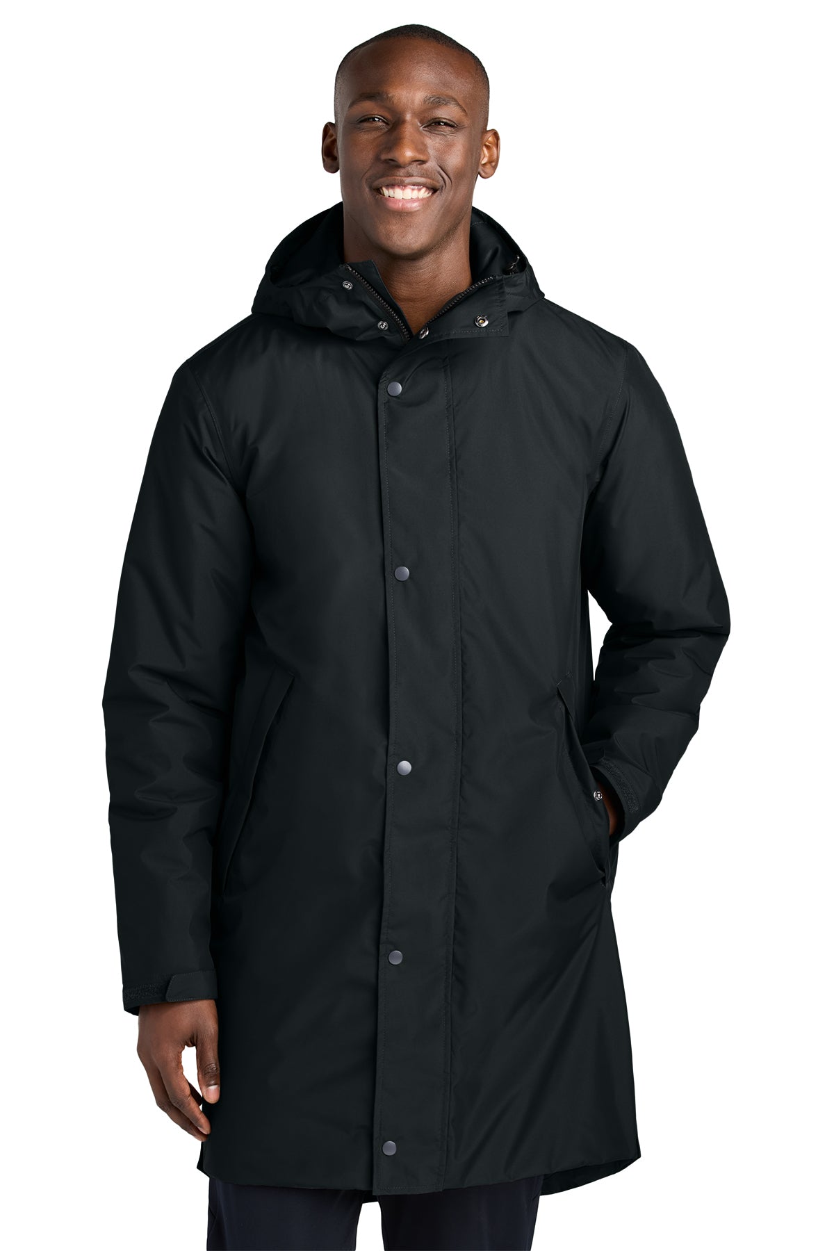 De Pere Central Lacrosse - Black Sideline Parka- Ghostbirds Logo Left Chest