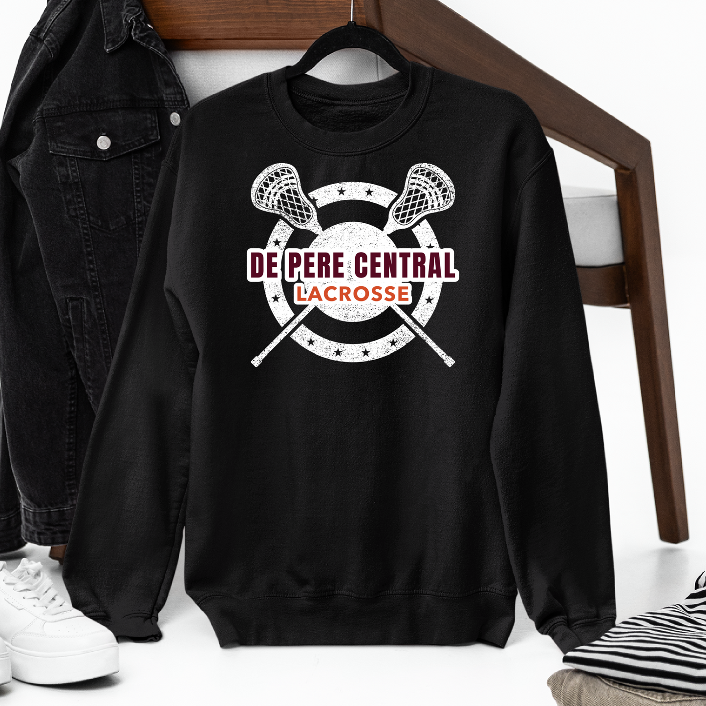 De Pere Ghostbirds Round Graphic - Black Tee, Long Sleeve Tee, Crewneck, or Hoodie