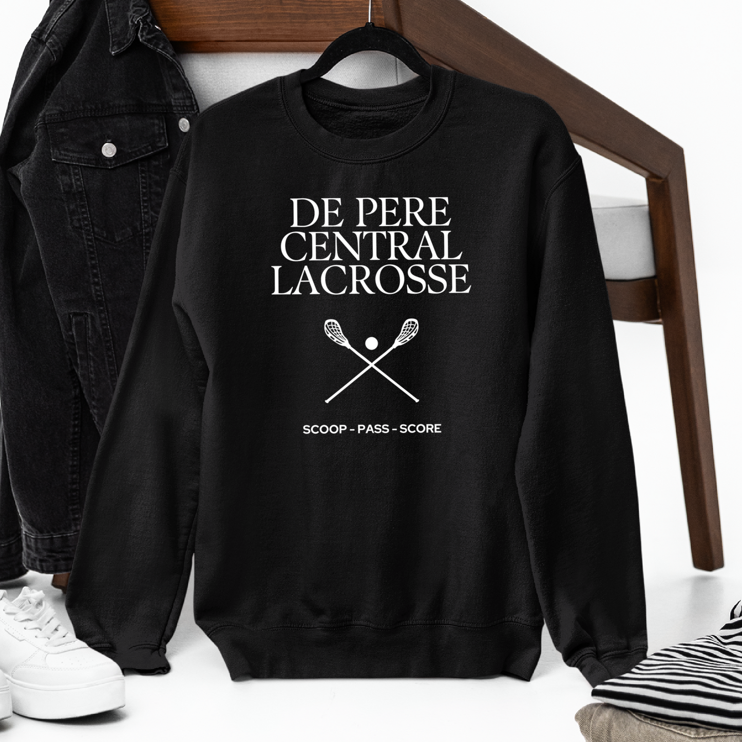 De Pere Ghostbirds SPS - Black Tee, Long Sleeve Tee, Crewneck, or Hoodie