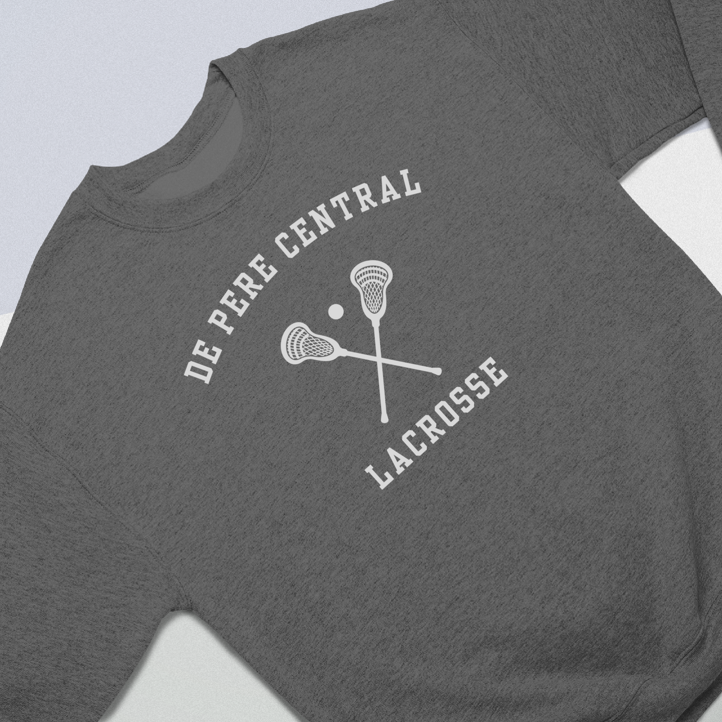 De Pere Ghostbirds Collegiate Graphic - Dark Heather Tee, Long Sleeve Tee, Crewneck, or Hoodie
