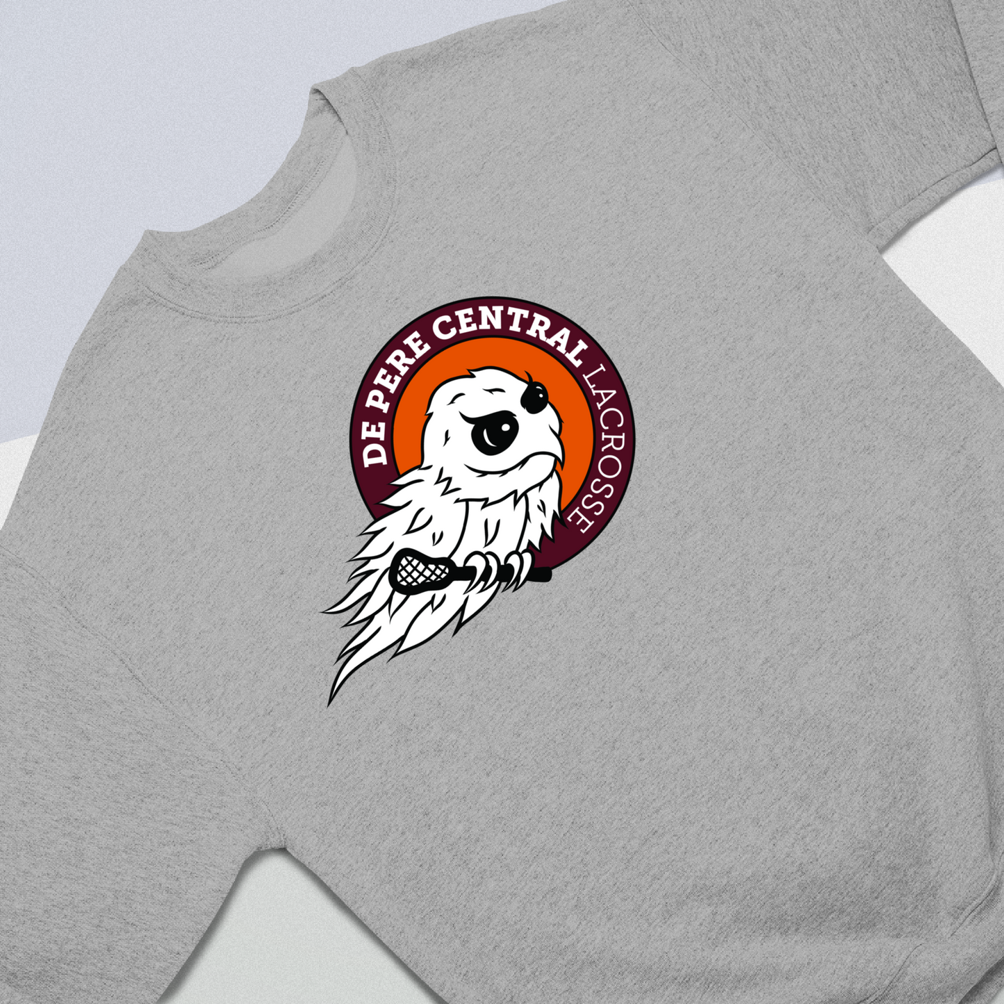 De Pere Ghostbirds Logo - Heather Tee, Long Sleeve Tee, Crewneck, or Hoodie
