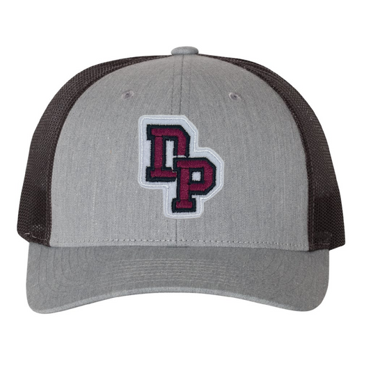 DP Patch De Pere Snapback | Gray with Black Mesh