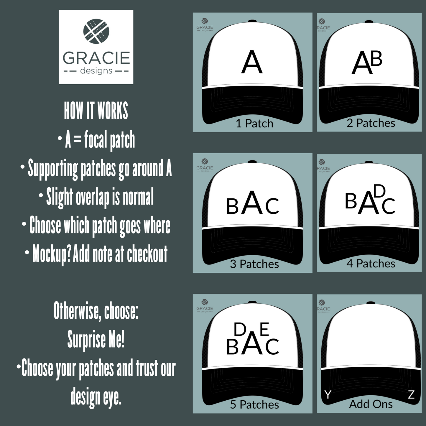 Neenah Rockets - Custom Trucker Hat - Virtual Patch Bar