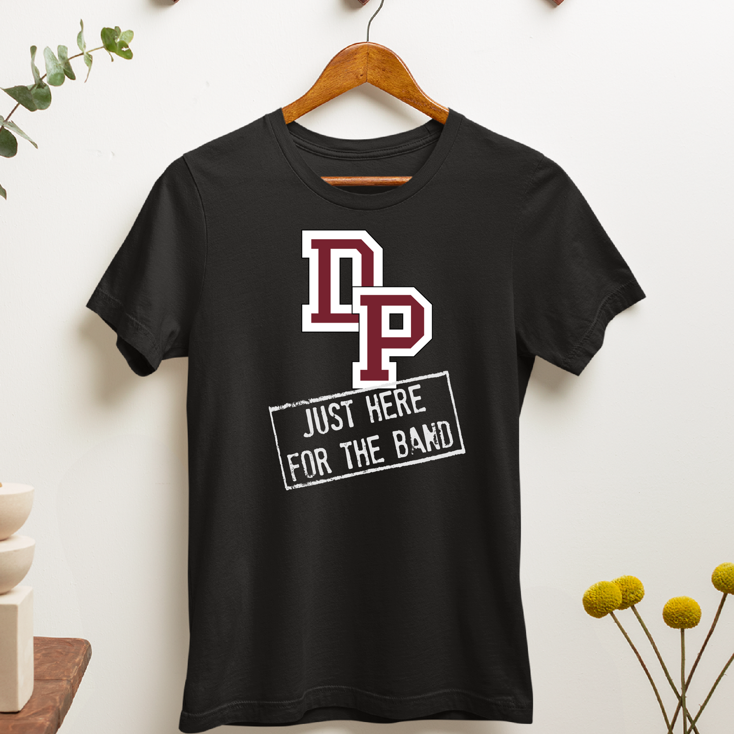 De Pere Redbirds Band Design - Black Tee, Crewneck, or Hoodie