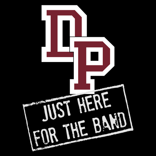De Pere Redbirds Band Design - Black Tee, Crewneck, or Hoodie