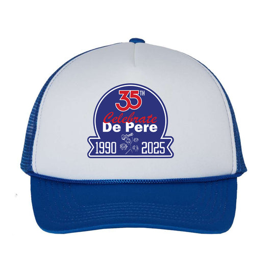 Celebrate De Pere 35th Anniversary Vintage Foam Trucker Hat