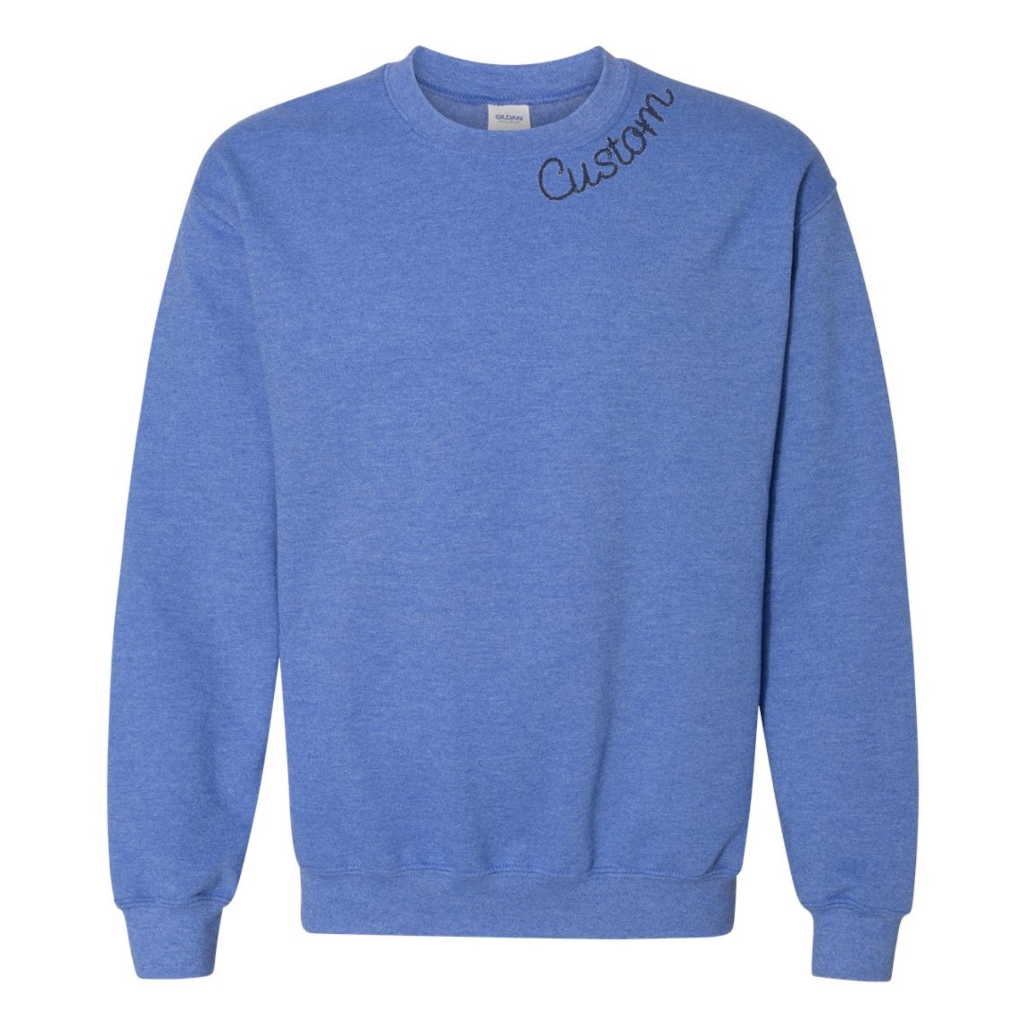 Royal blue discount crew neck sweatshirt