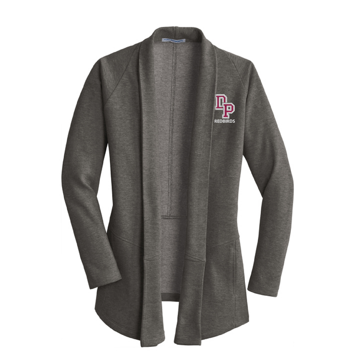 Ladies Cozy Interlock Cardigan - DP Redbirds