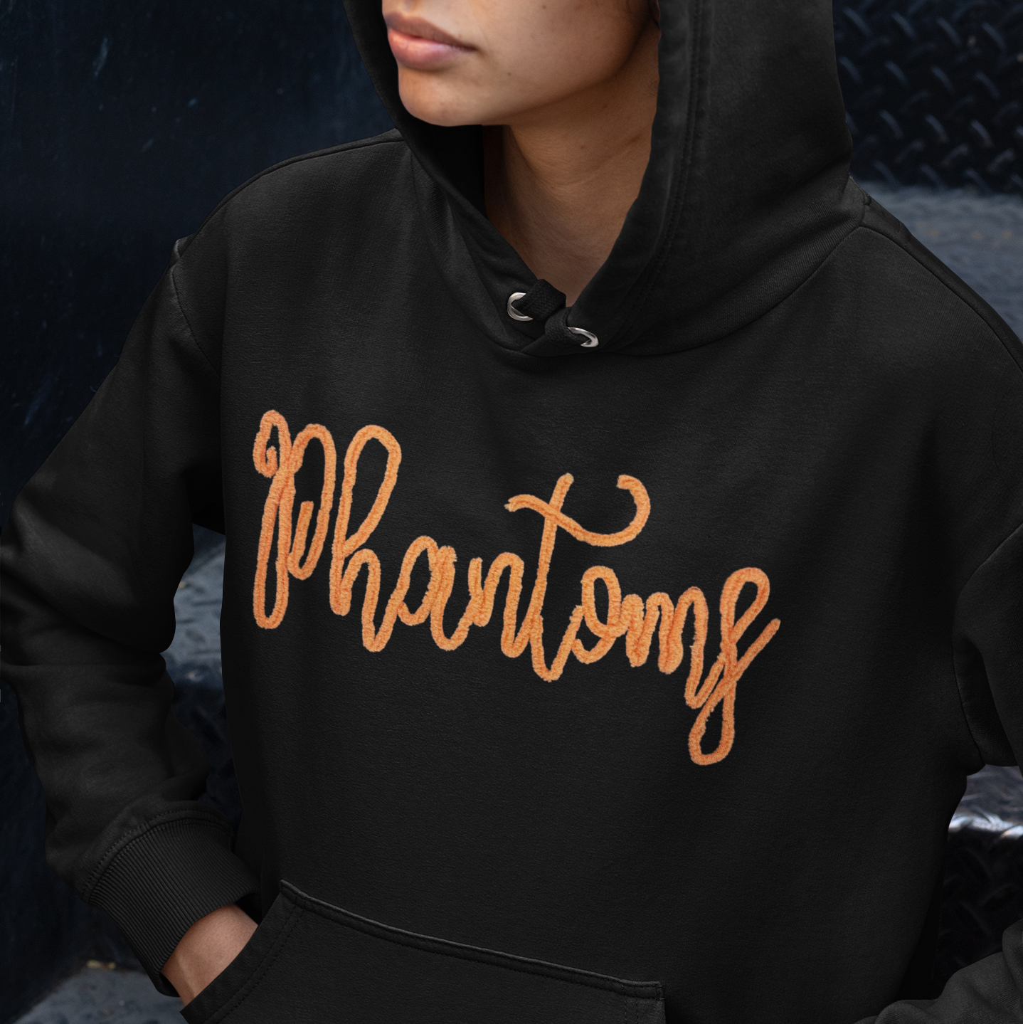 Custom Team Hoodie - West De Pere Phantoms - Chenille Embroidery