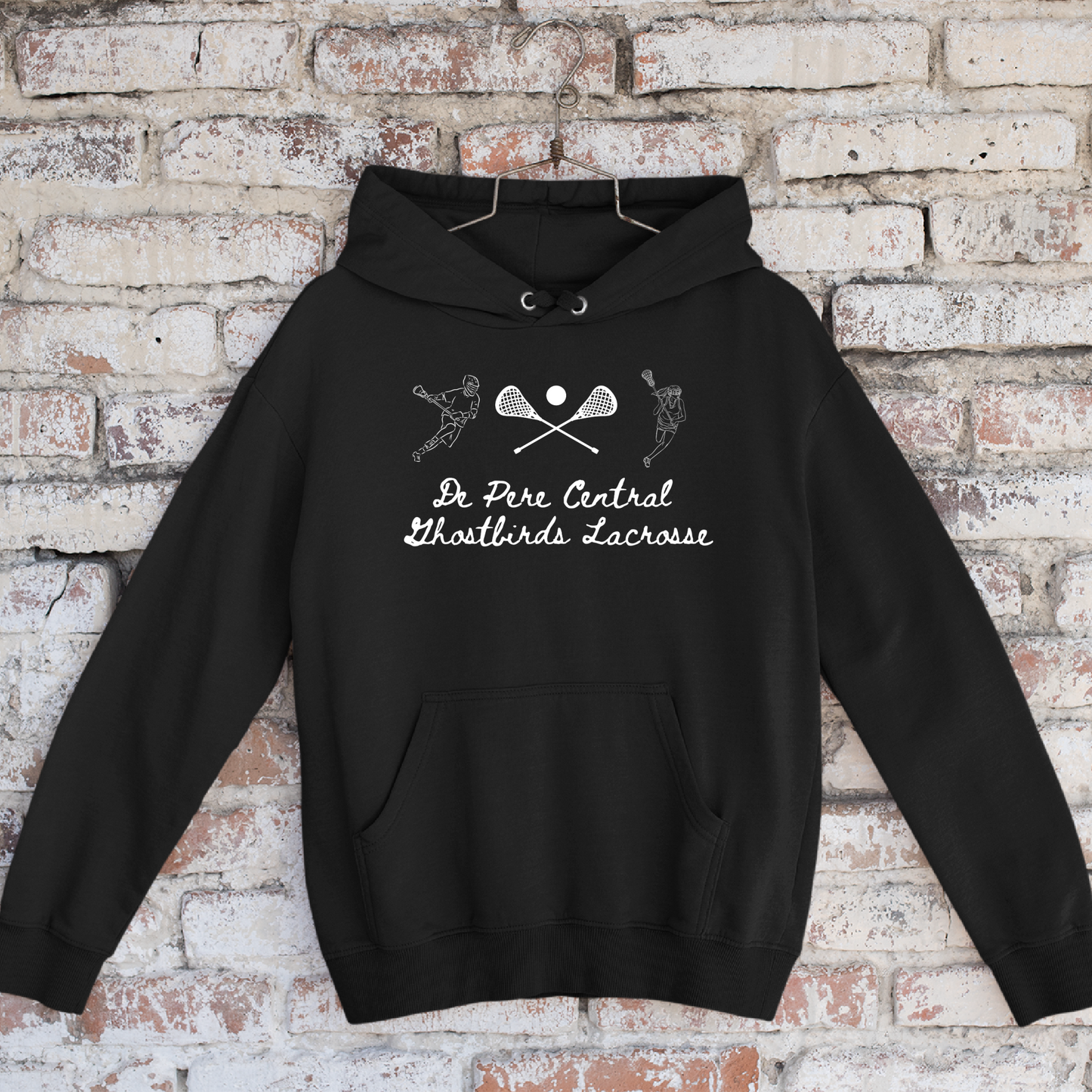 De Pere Ghostbirds Players Graphic - Black Tee, Long Sleeve Tee, Crewneck, or Hoodie