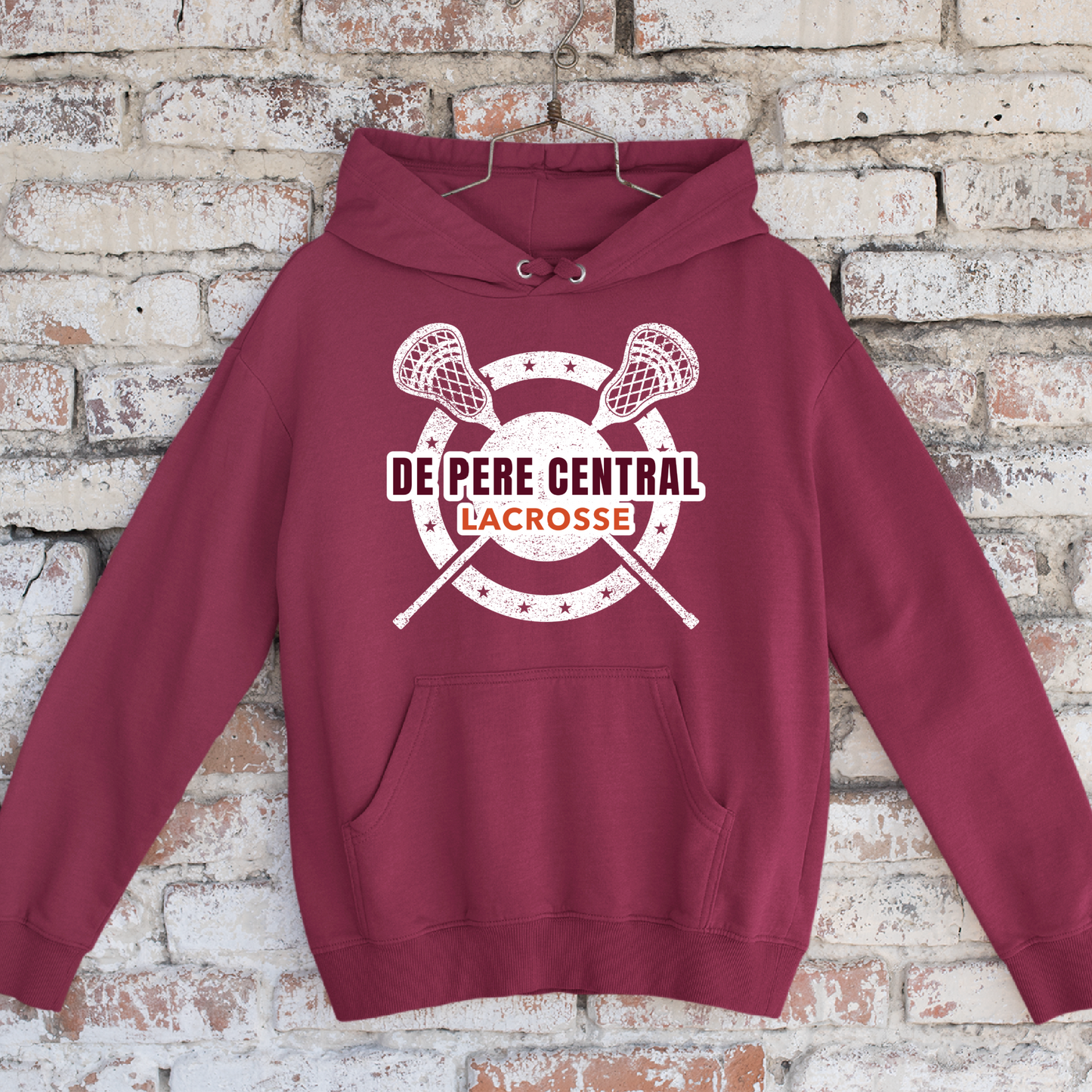 De Pere Ghostbirds Round Graphic - Cardinal Tee, Long Sleeve Tee, Crewneck, or Hoodie