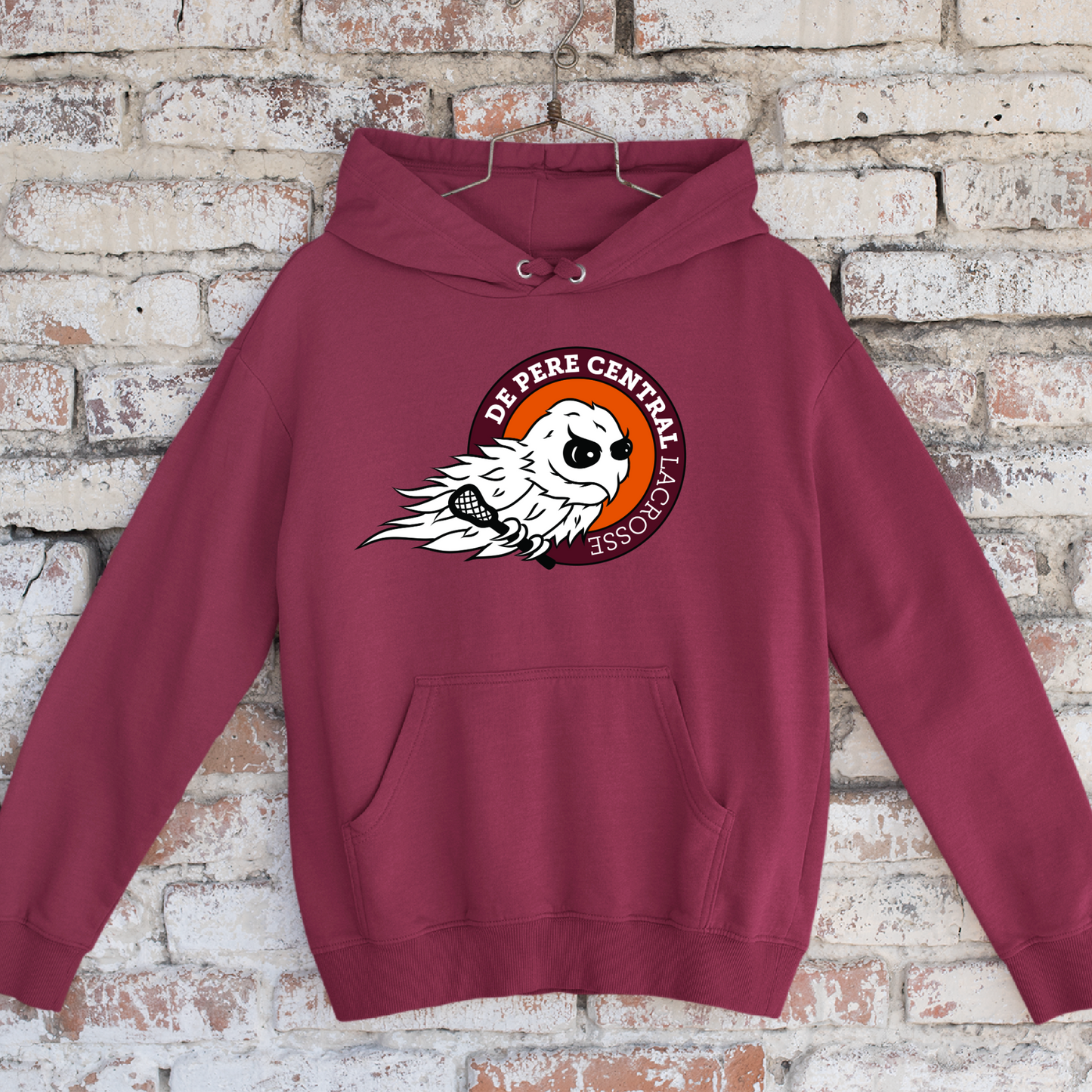 De Pere Ghostbirds Logo - Cardinal Tee, Long Sleeve Tee, Crewneck, or Hoodie