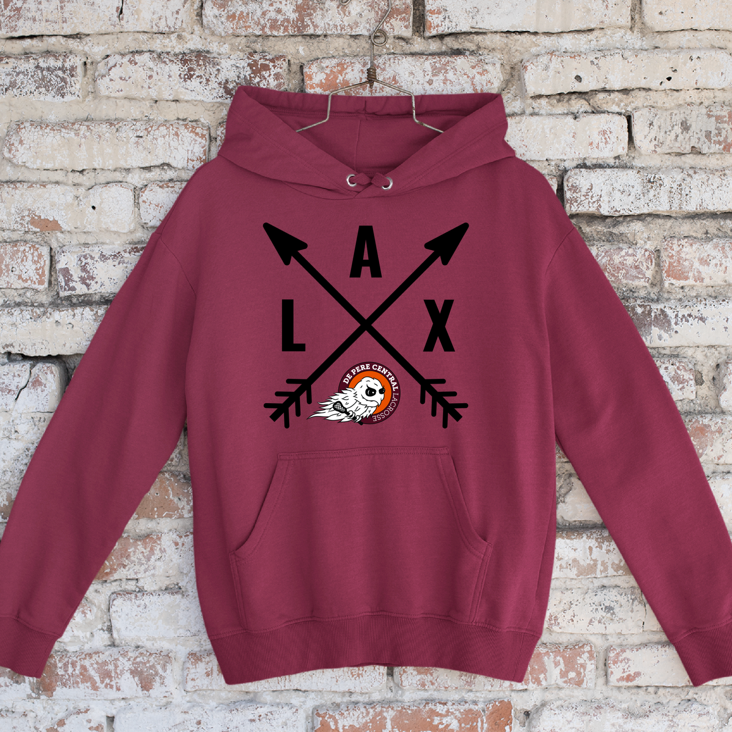 De Pere Ghostbirds Arrows Graphic - Cardinal Tee, Long Sleeve Tee, Crewneck, or Hoodie