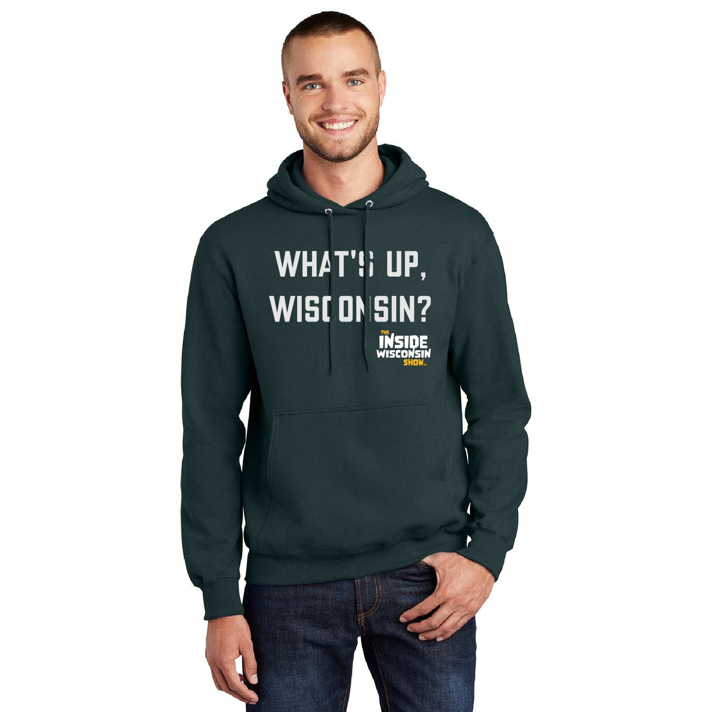 "What's up, Wisconsin?" Hoodie Sweatshirt