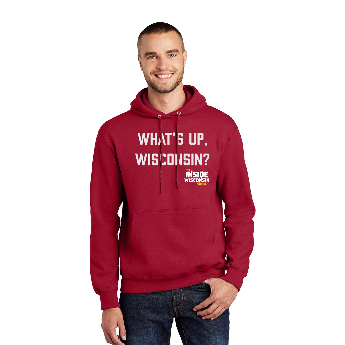 "What's up, Wisconsin?" Hoodie Sweatshirt