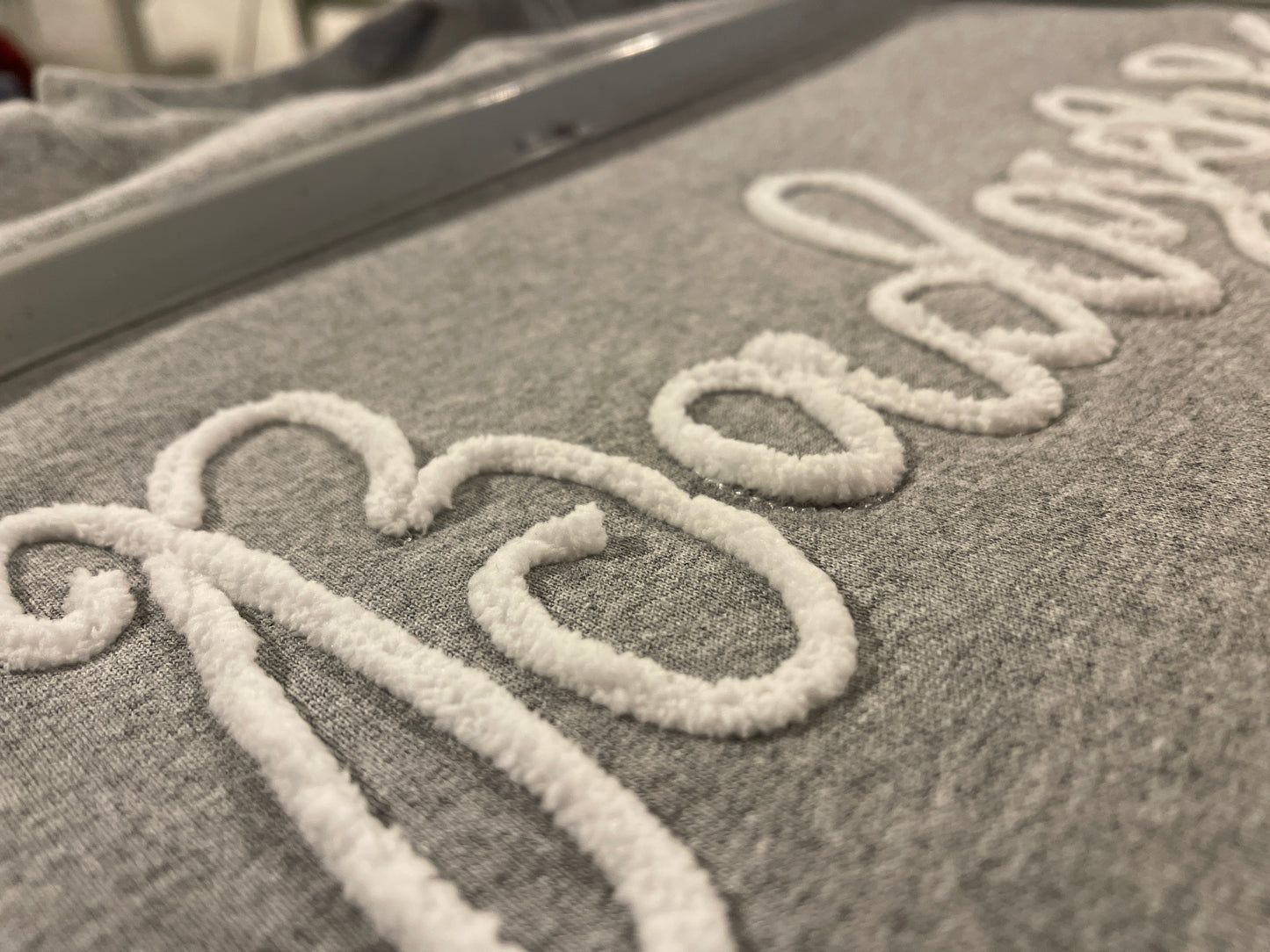 Cozy Heavyweight Sweatshirt – Custom Team Designs - Chenille Embroidery