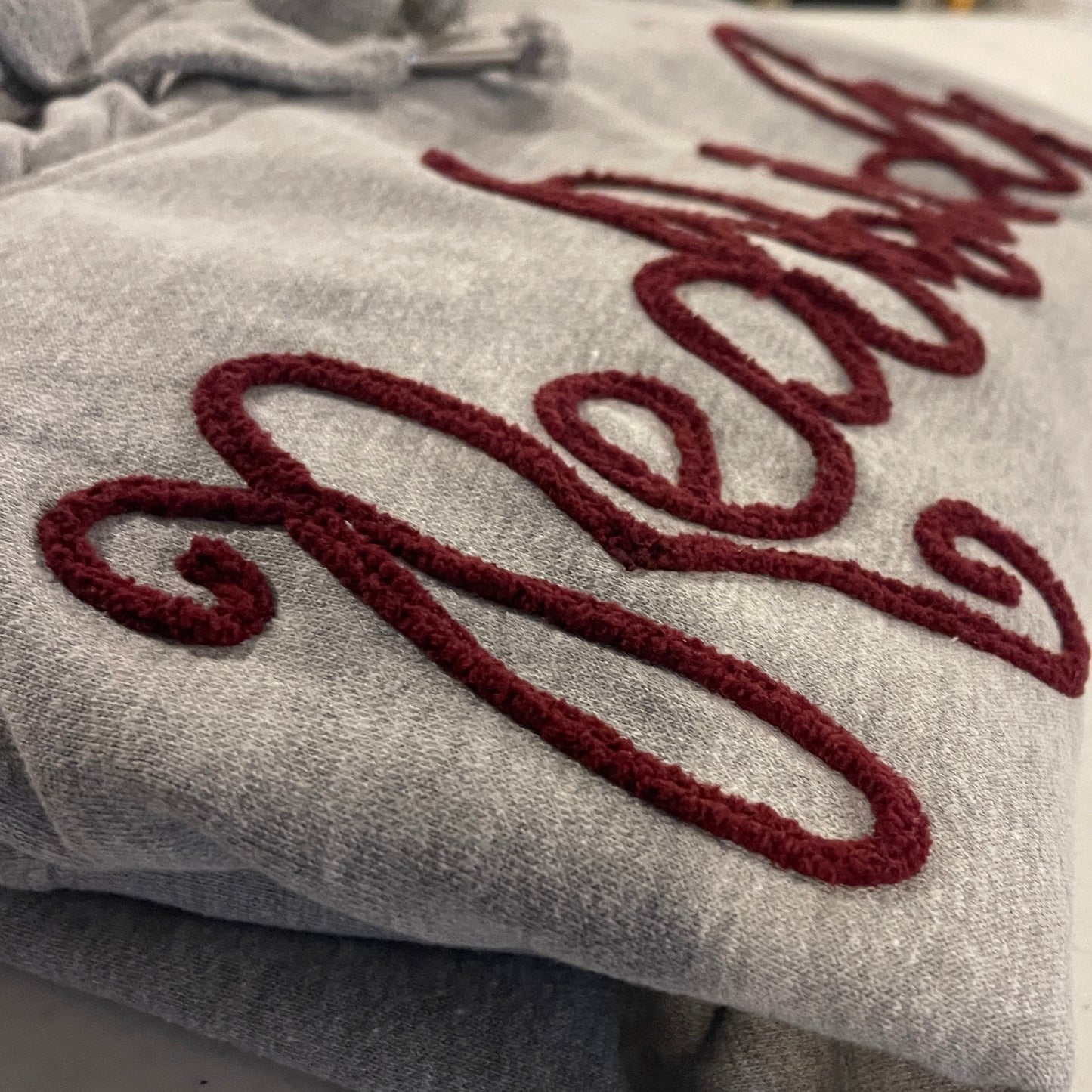 Cozy Heavyweight Sweatshirt – Custom Team Designs - Chenille Embroidery