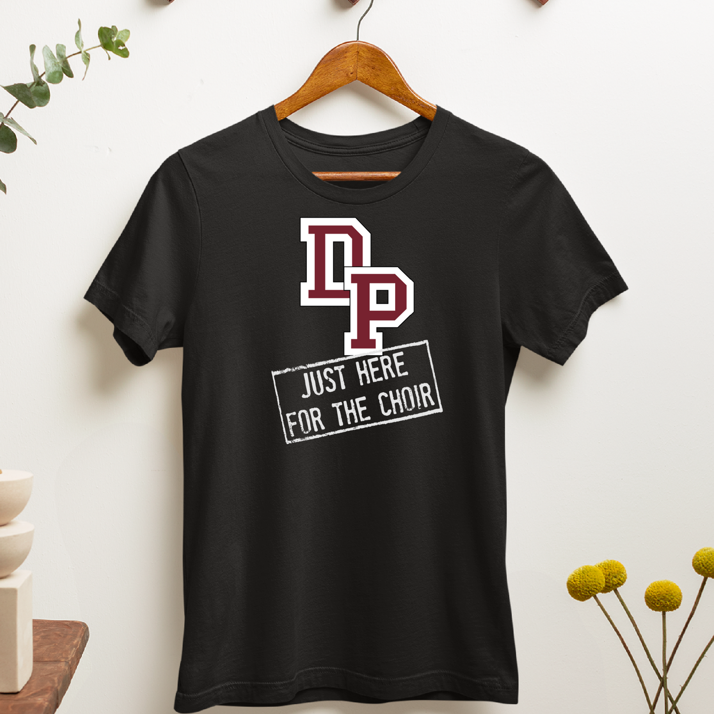 De Pere Redbirds Choir Design - Black Tee, Crewneck, or Hoodie