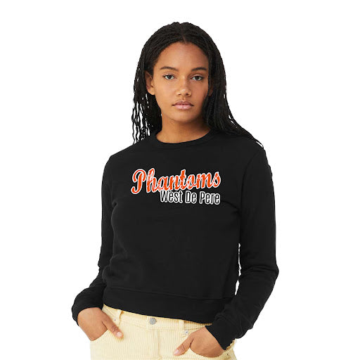 Ladies Black Sweatshirt - West De Pere Phantoms