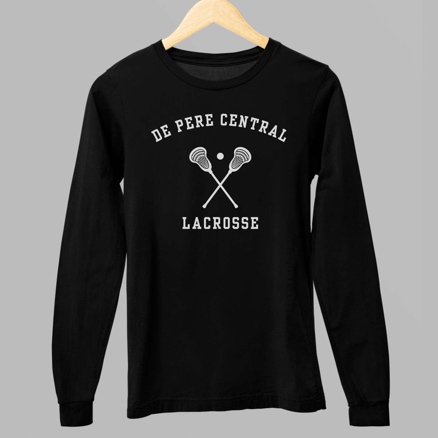 De Pere Ghostbirds Collegiate Graphic - Black Tee, Long Sleeve Tee, Crewneck, or Hoodie