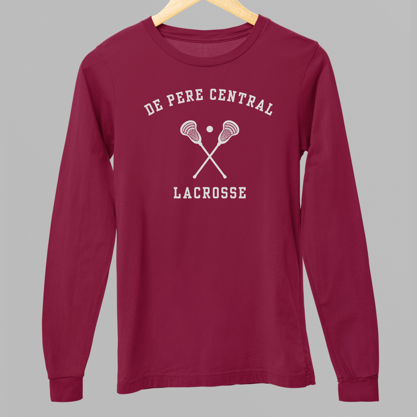 De Pere Ghostbirds Collegiate Graphic - Cardinal Tee, Long Sleeve Tee, Crewneck, or Hoodie