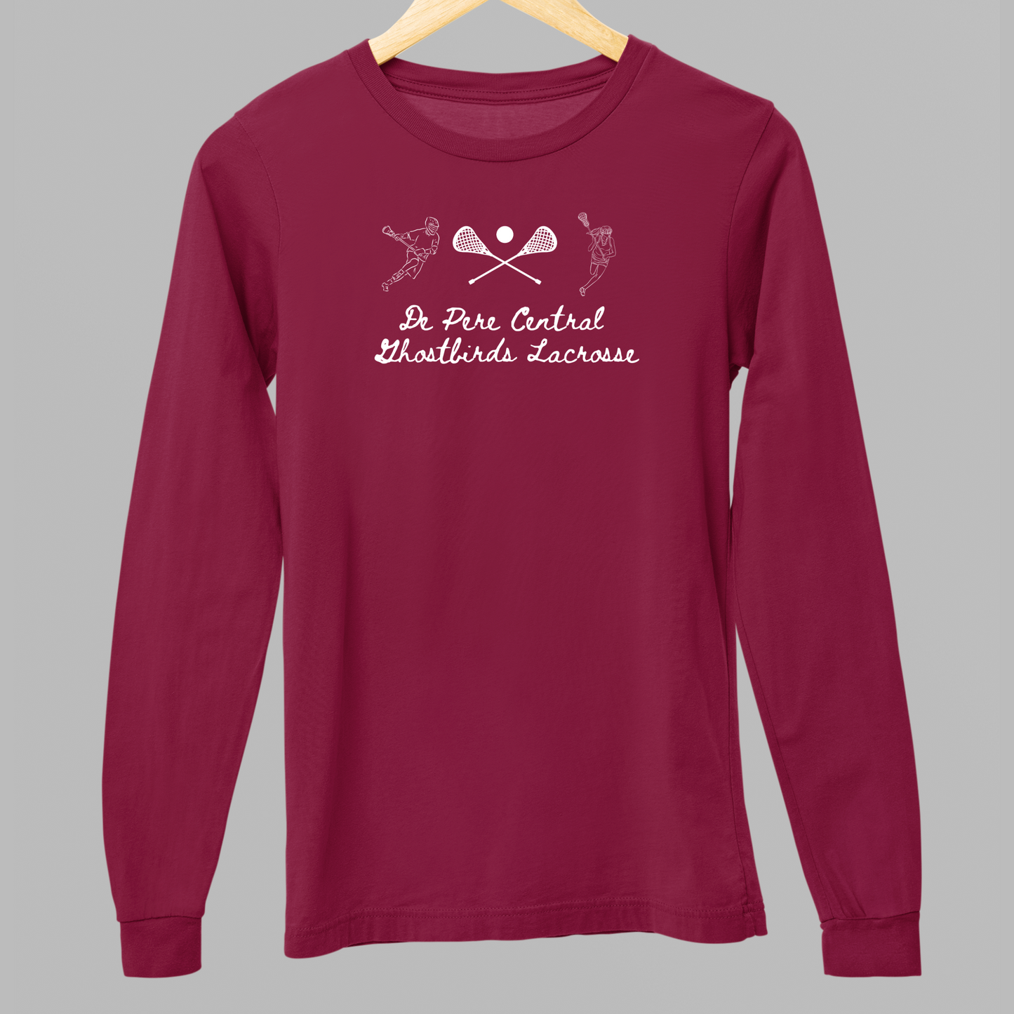 De Pere Ghostbirds Players Graphic - Cardinal Tee, Long Sleeve Tee, Crewneck, or Hoodie