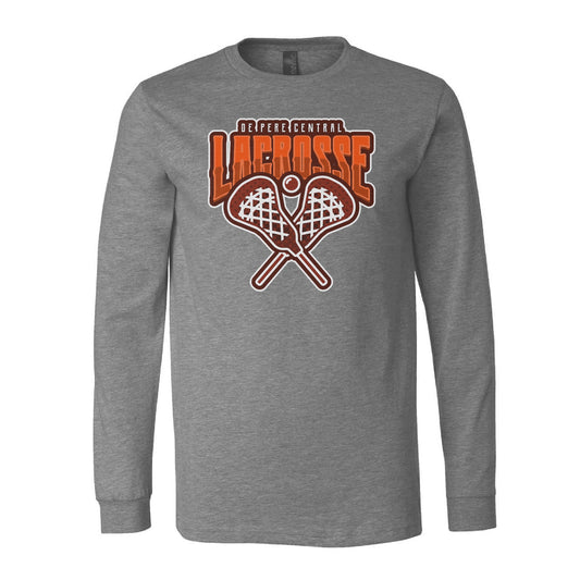 De Pere Central Lacrosse - Long Sleeve Tee - Ghostbirds Sporty