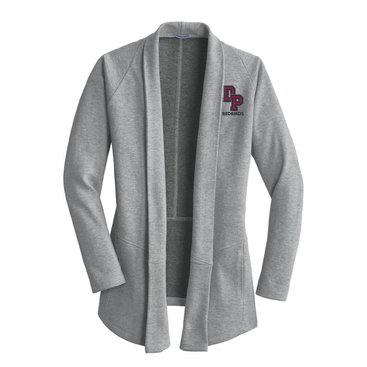 Ladies Cozy Interlock Cardigan - DP Redbirds