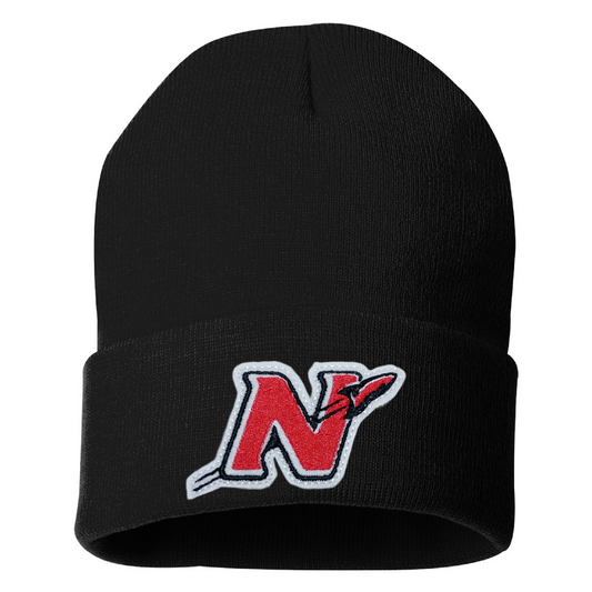 Black Beanie - Neenah Rockets Patch