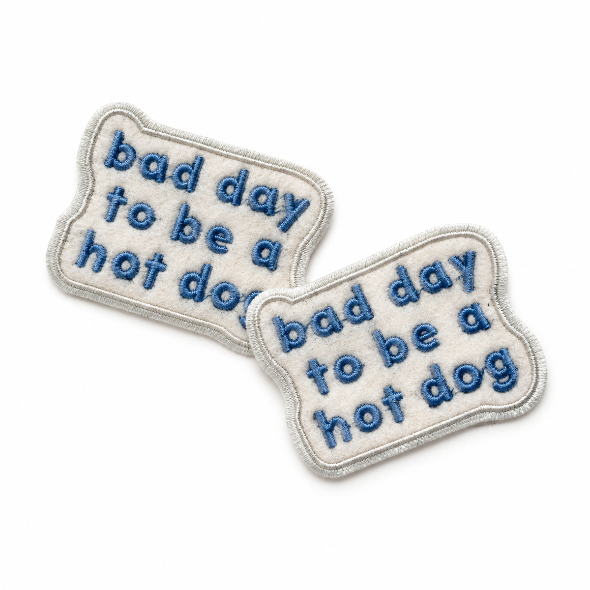 Iron-On Patch - bad day to be a hot dog